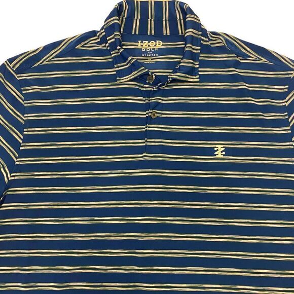 Izod Golf Swing Flex Striped Polo - Picture 2 of 11